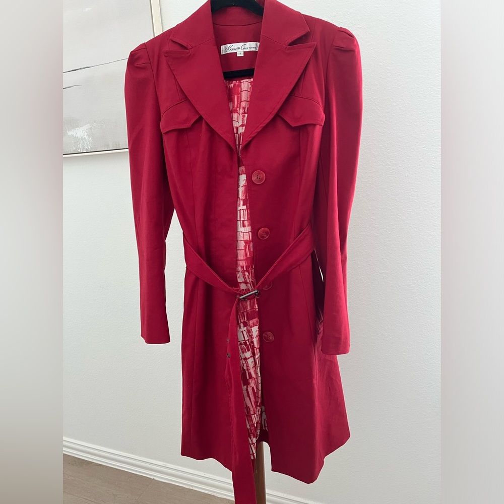 Kenneth Cole New York Vibrant Red Jacket